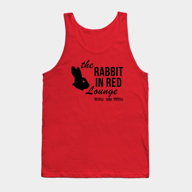 The Rabbit in Red Lounge Tank Top by cameraviscera